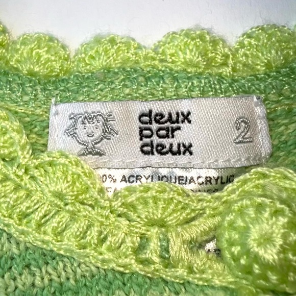 Deux par deux -GORGEOUS 2 piece light green sweater set! - Picture 3 of 5